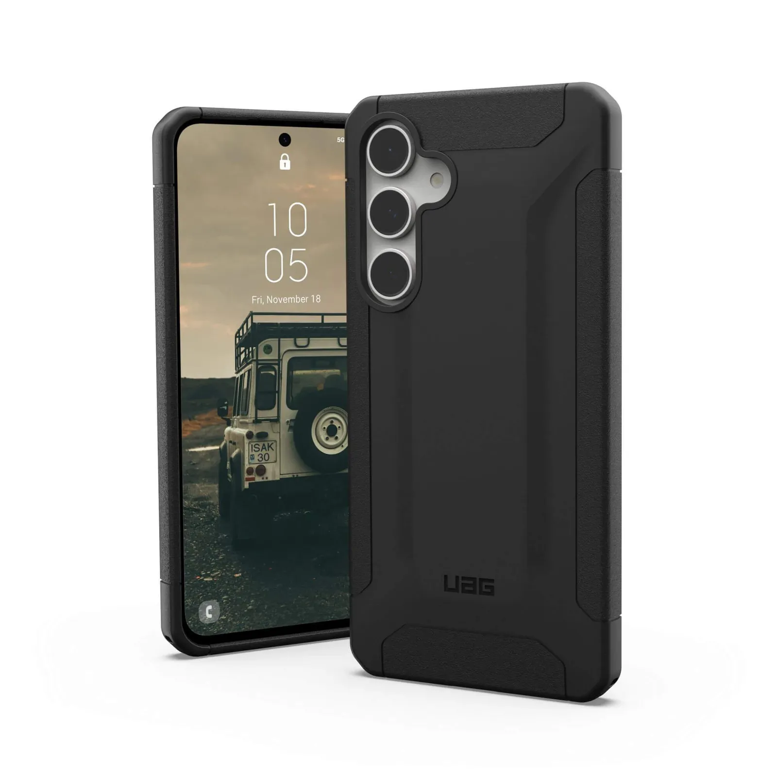 PI_410989216 UAG Urban Armor Gear Scout Case Samsung Galaxy S24 FE schwarz - Slika 1