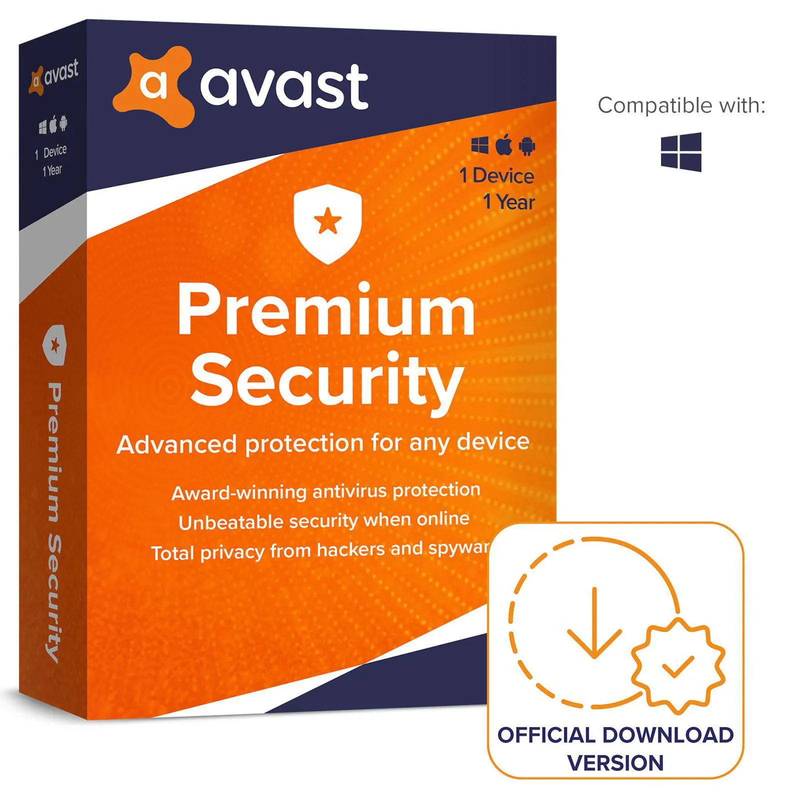 PI_444459647 Avast Premium Security (1 Gerät) - 1 Jahr DE | Download & Produktschlüssel - Slika 1