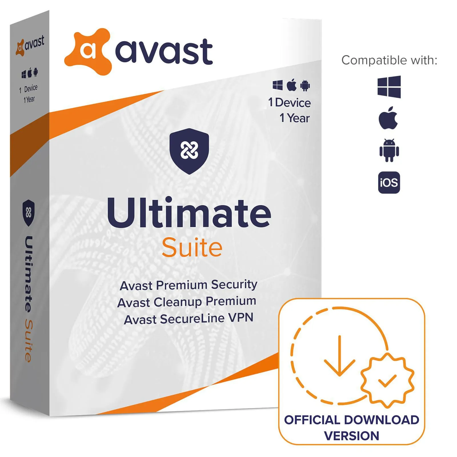PI_445167977 Avast Ultimate - IS, VPN, Cleanup (1 Gerät) - 1 Jahr DE | Download & Produktschlüssel - Slika 1