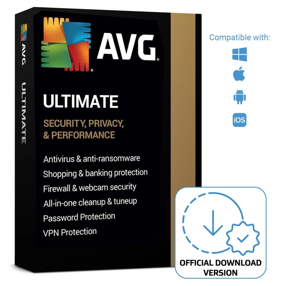 Avast AVG Ultimate - IS, VPN, TuneUp (10 Geräte) - 1 Jahr DE | Download & Produktschlüssel - Slika 1