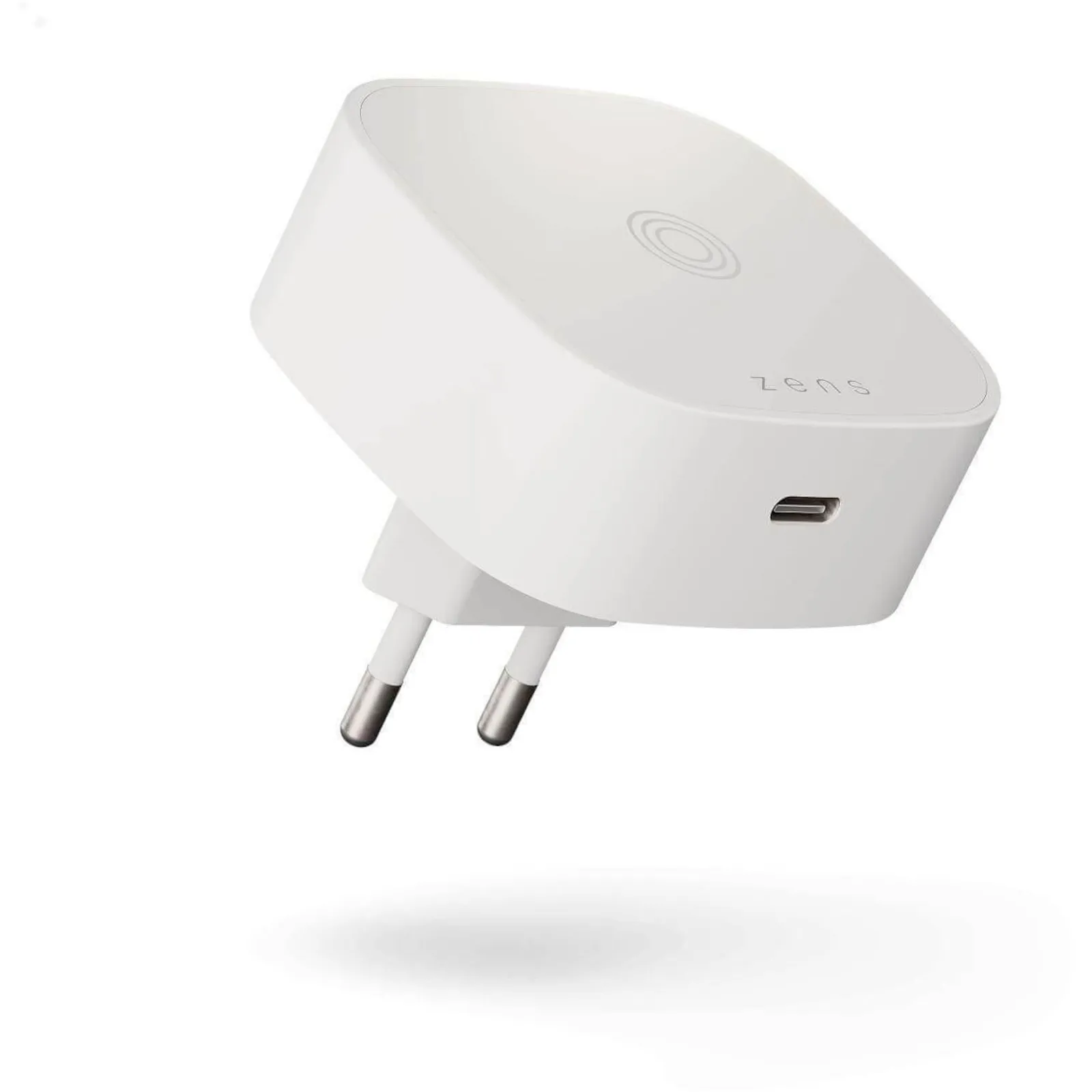 PI_512493471 Zens Essential Series Magnetic Wireless Charging Adapter für die Steckdose 18W USB-C + 1x 15W Qi weiß - Slika 1