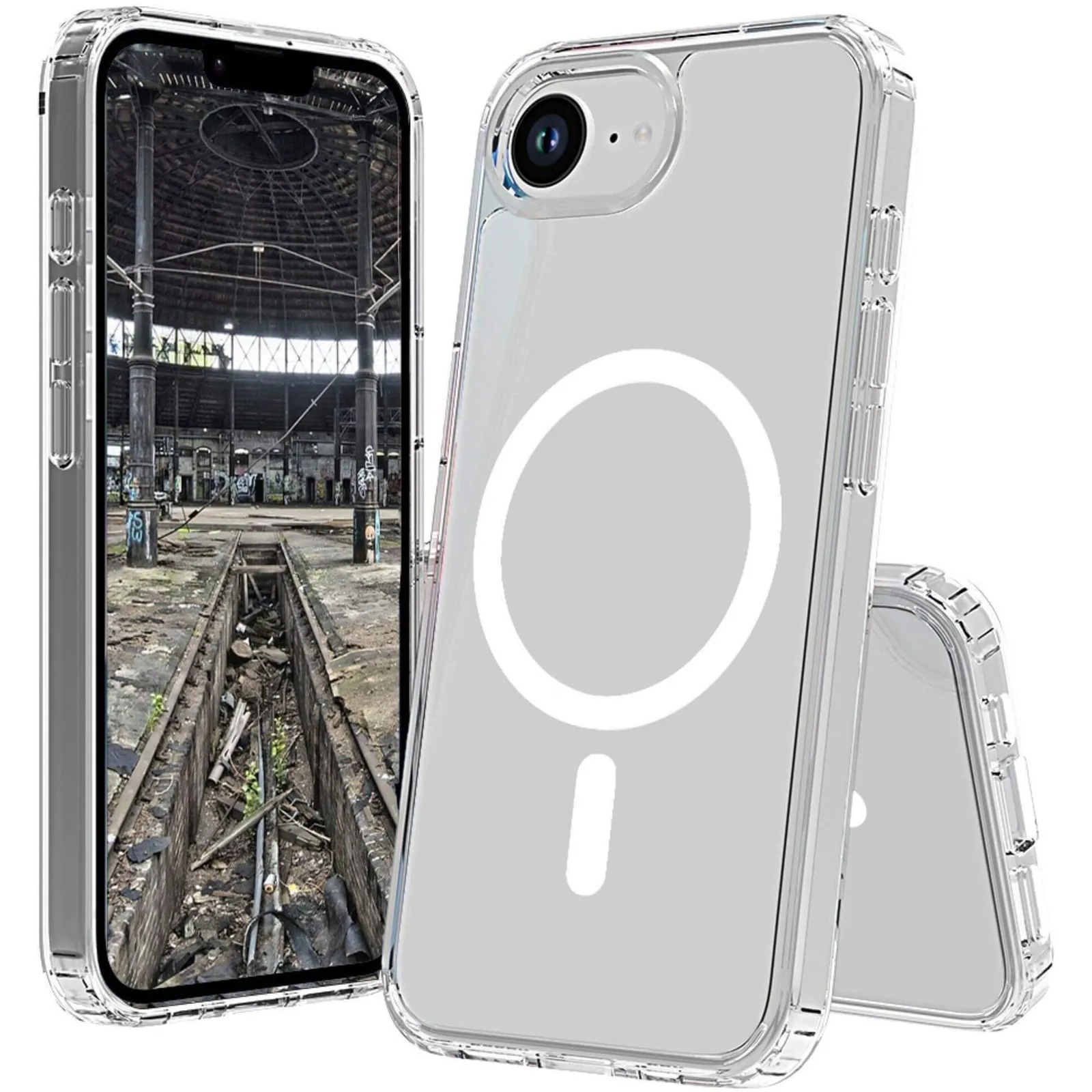 PI_527617521 JT Berlin BackCase Pankow Clear MagSafe Apple iPhone 16e transparent - Slika 1