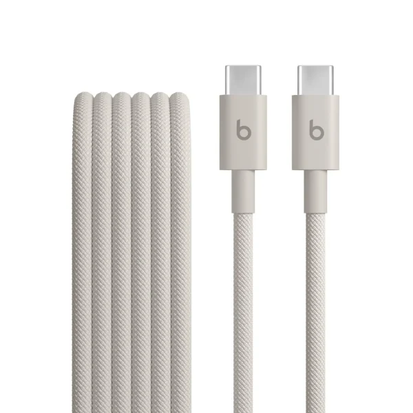 Beats USB-C zu USB-C umflochtenes Kabel 3m Power Engerie Grau