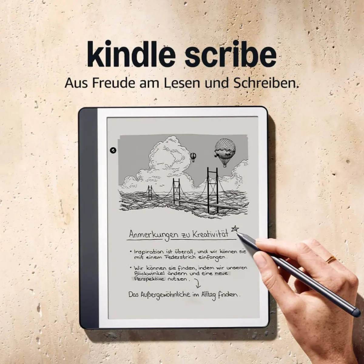 Amazon Kindle Scribe 16GB, Premium-Eingabestift, Tungsten Grey - Slika 2