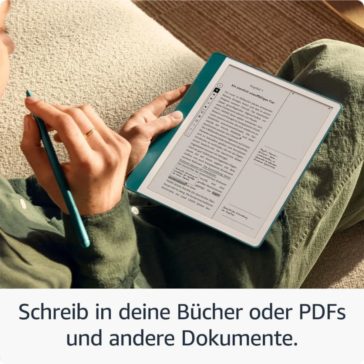 Amazon Kindle Scribe 16GB, Premium-Eingabestift, Tungsten Grey - Slika 4