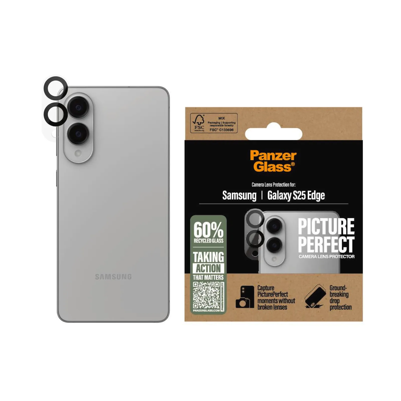 PI_635310989 PanzerGlass PicturePerfect Kameraschutz für Samsung Galaxy S25 Edge - Slika 1