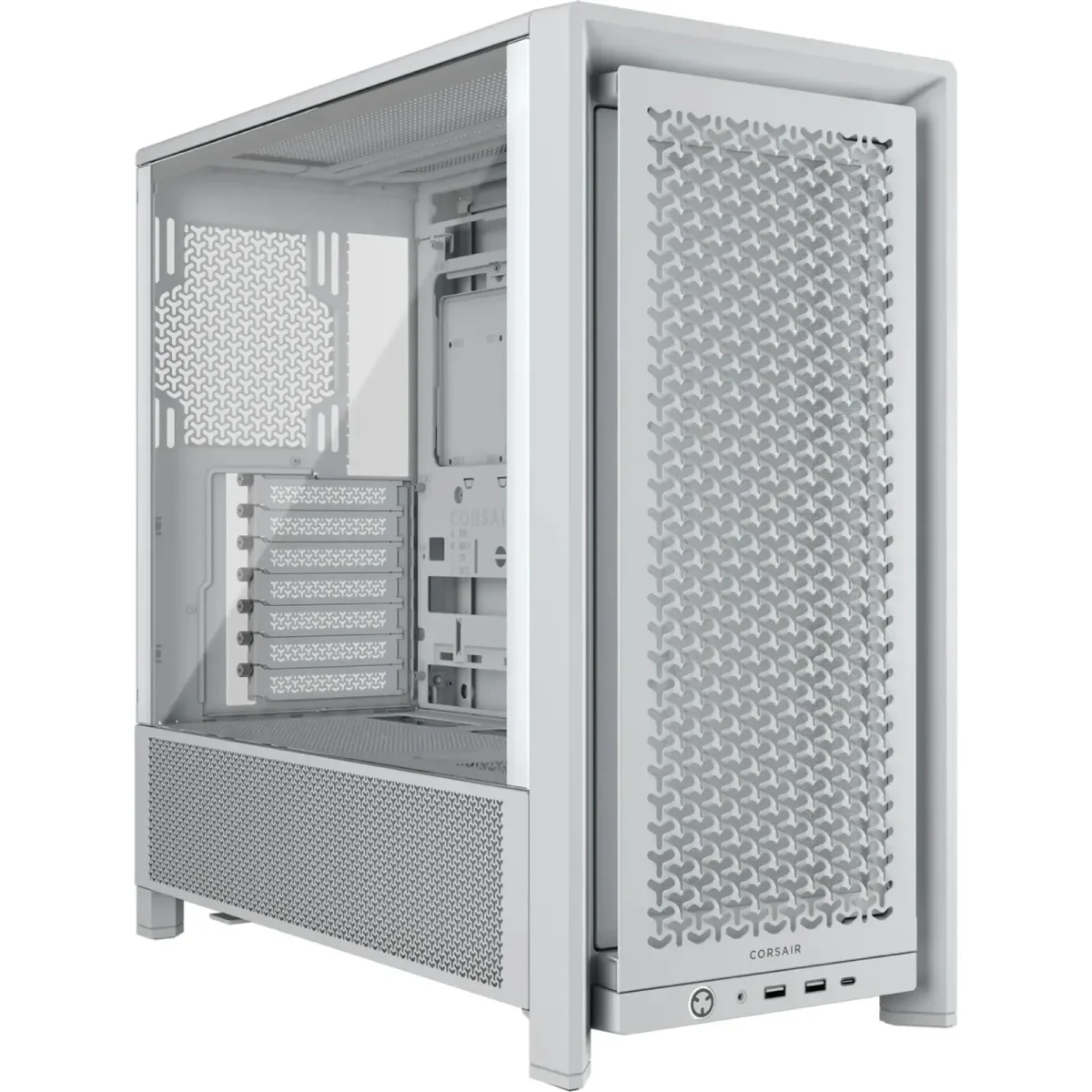 CORSAIR Frame 4000D Weiß Midi Tower ATX Gaming Gehäuse - Slika 1