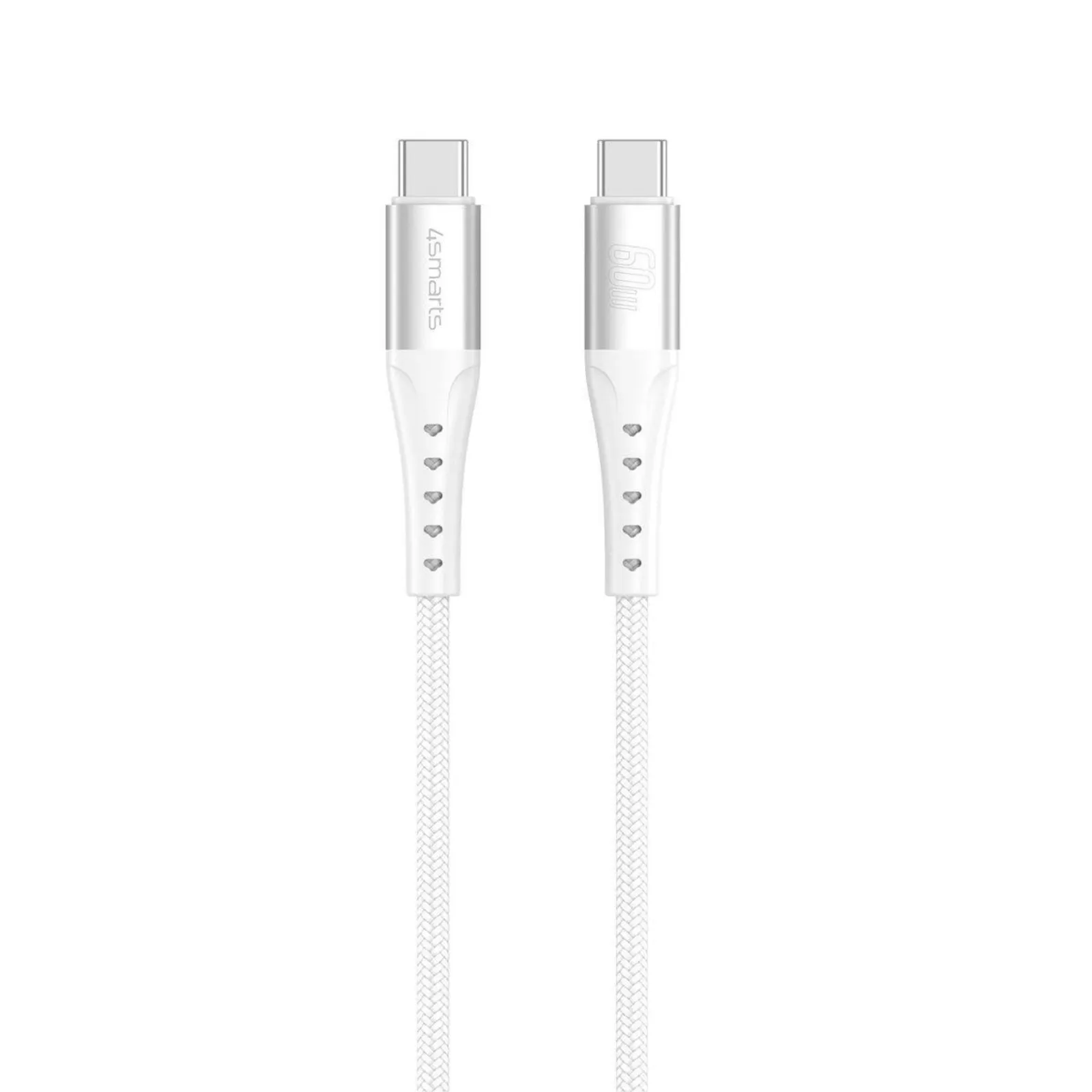 PI_651786781 4smarts USB-C Kabel PrimeCord 60W 1,5m Weiß - Slika 1