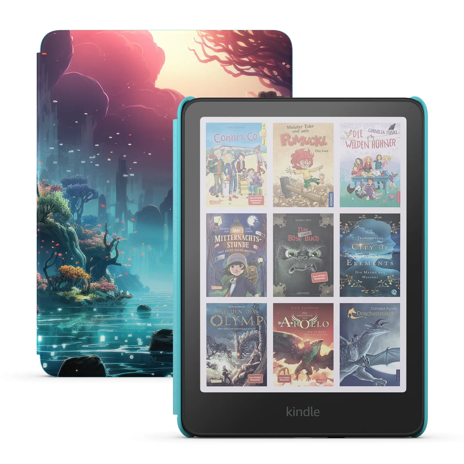 PI_673249311 Amazon Kindle Colorsoft Kids Fantasy River - (2025) 16GB - Slika 1
