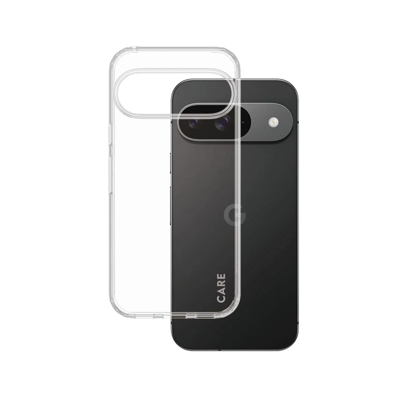 PI_693034082 CARE by PanzerGlass® Flagship Case Transparent Urban Combat m. klarem Rahmen Google Pixel 10 / 10 Pro - Slika 1