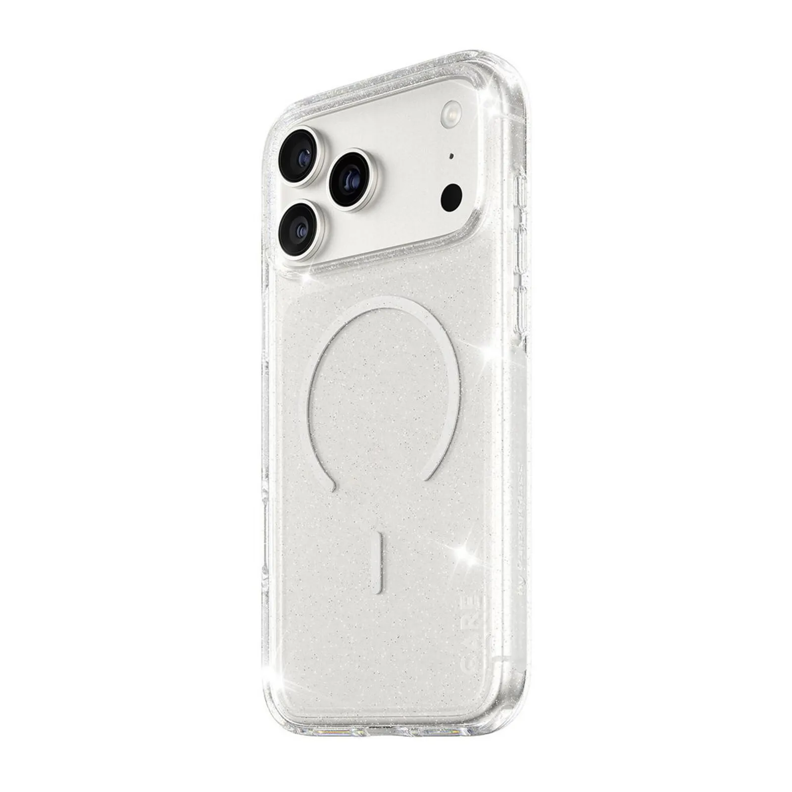 PI_702622789 CARE by PanzerGlass® Flagship Case Transparent Urban Explorer Star Lit m. Weiß MagSafe iPhone 17 Pro Max - Slika 1