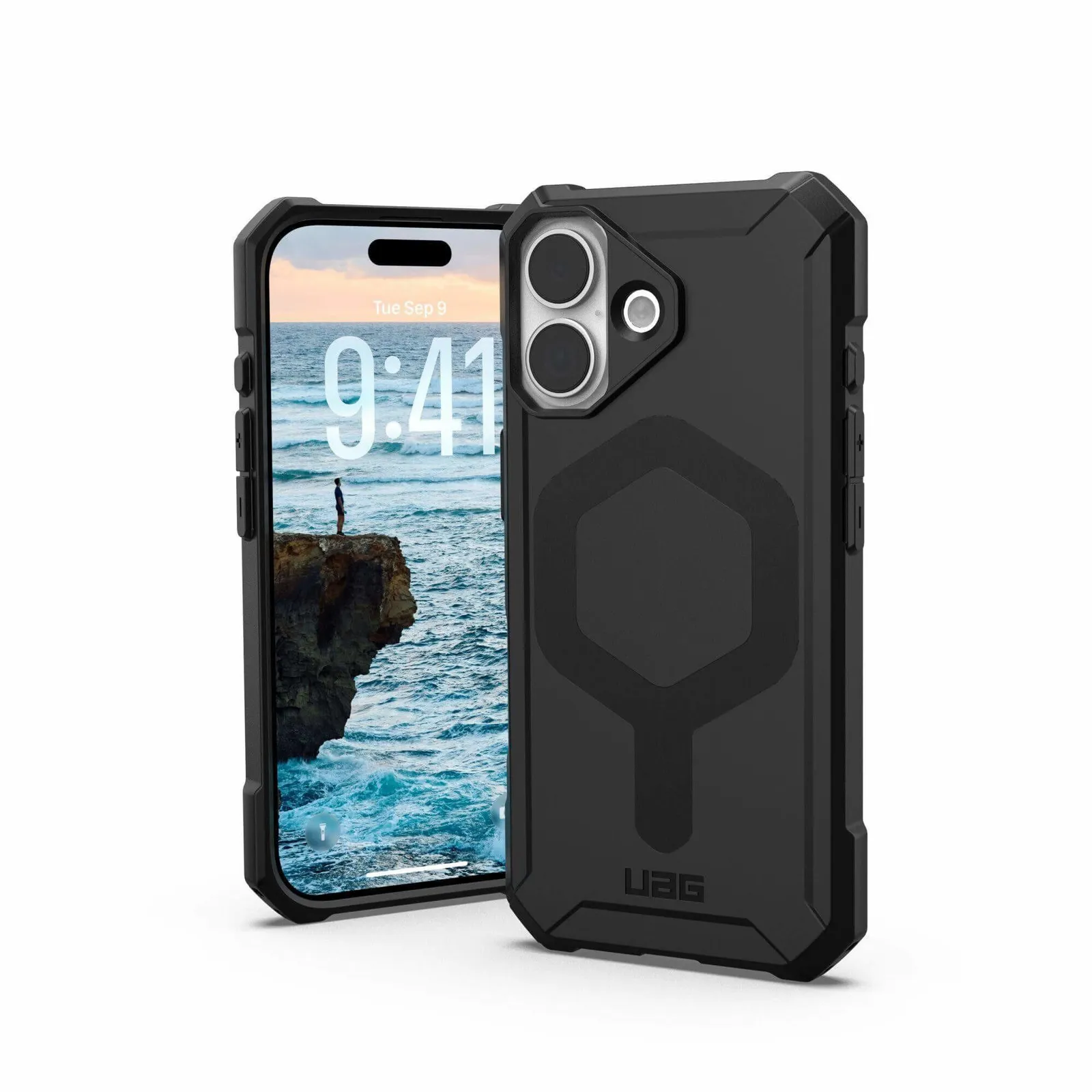 PI_716046991 UAG Urban Armor Gear Essential Armor MagSafe Case Apple iPhone 17 schwarz - Slika 1