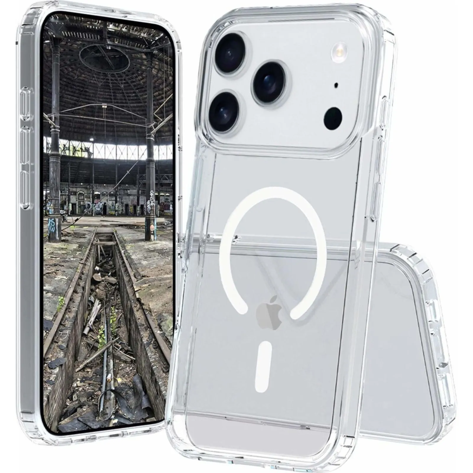 PI_717389568 JT Berlin BackCase Pankow Clear MagSafe für Apple iPhone 17 Pro transparent - Slika 1