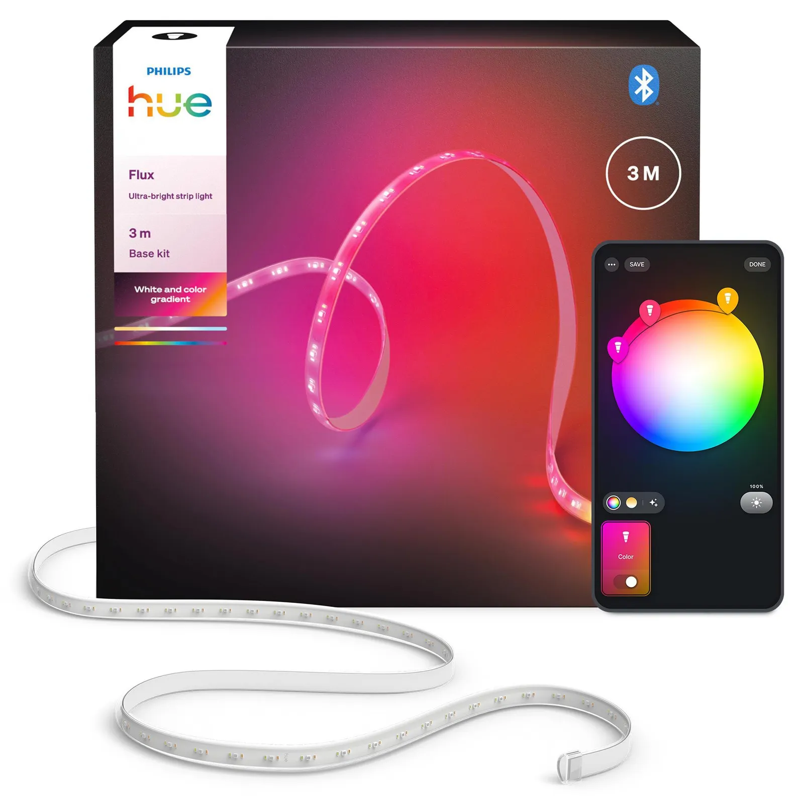 PI_725035728 Philips Hue Flux Ultra Bright Gradient Lightstrip 3m 2900lm - Slika 1