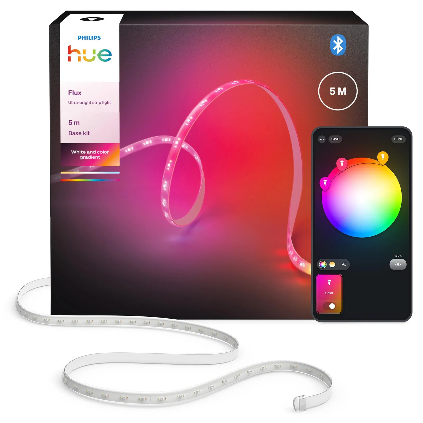 PI_725045628 Philips Hue Flux Ultra Bright Gradient Lightstrip 5m 4800lm - Slika 1