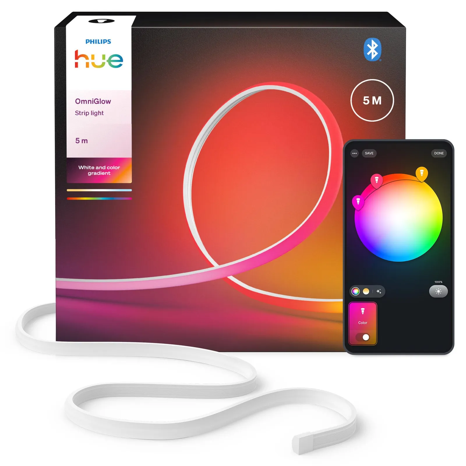 PI_725157987 Philips Hue OmniGlow Gradient Lightstrip 5m 4500lm - Slika 1