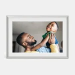 Aura Frames AF905 Photoframe Carver Mat - Clay with white mat 25,4cm (10") Digitaler Bilderrahme