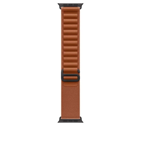 Apple 49 mm Alpine Loop Terracotta - Medium - Titan Schwarz