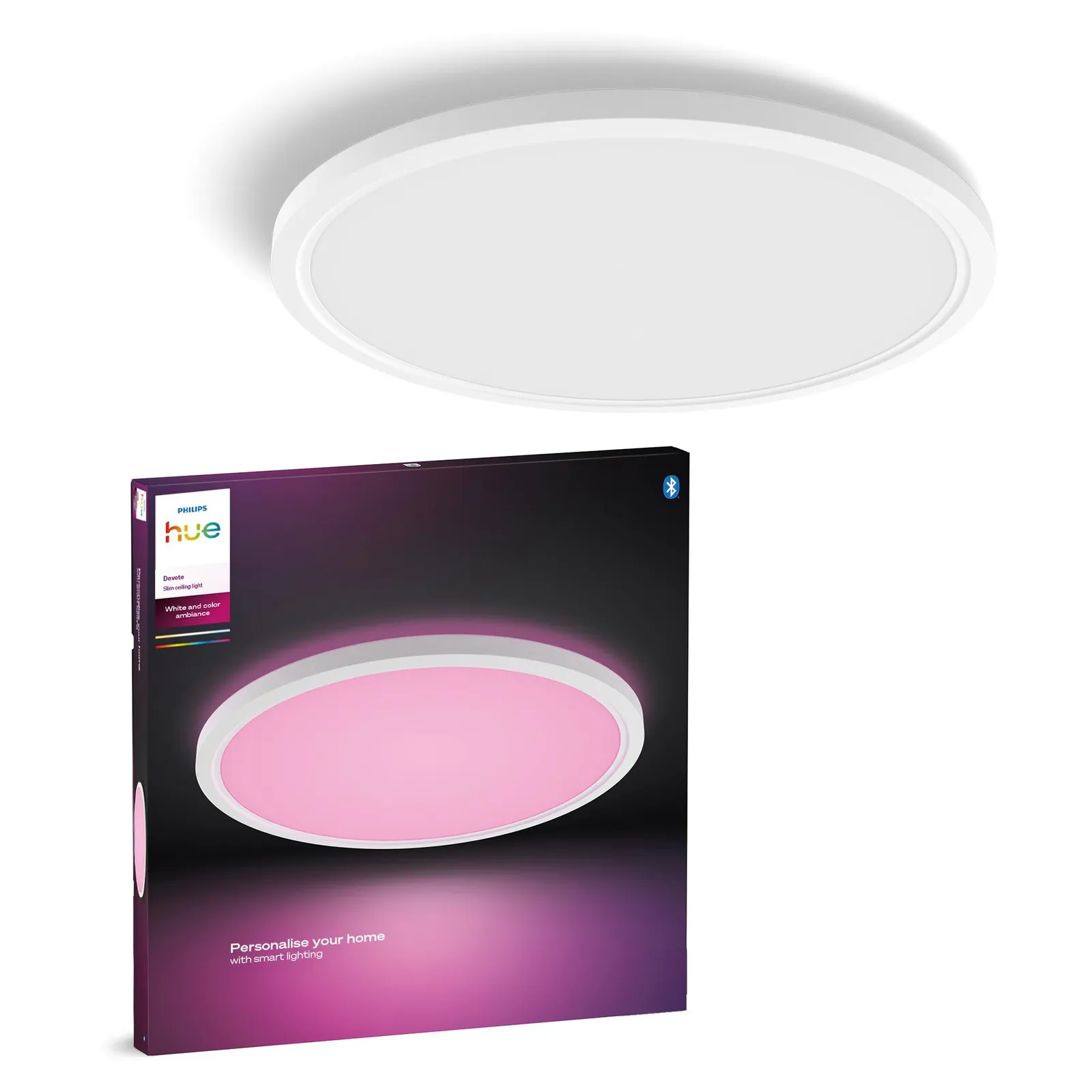 PI_753267508 Philips Hue Devote smarte Deckenleuchte rund 43cm - Slika 1