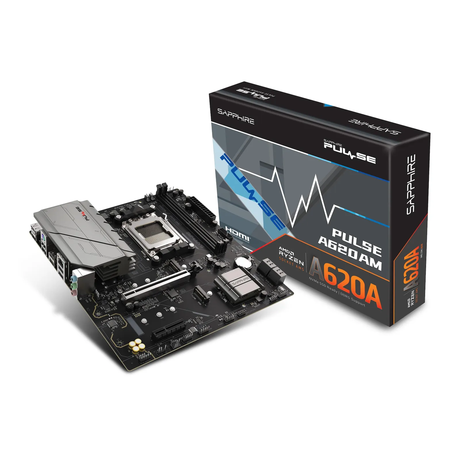 PI_757484874 SAPPHIRE PULSE A620AM mATX Mainboard DP/HDMI/M.2 - Slika 1