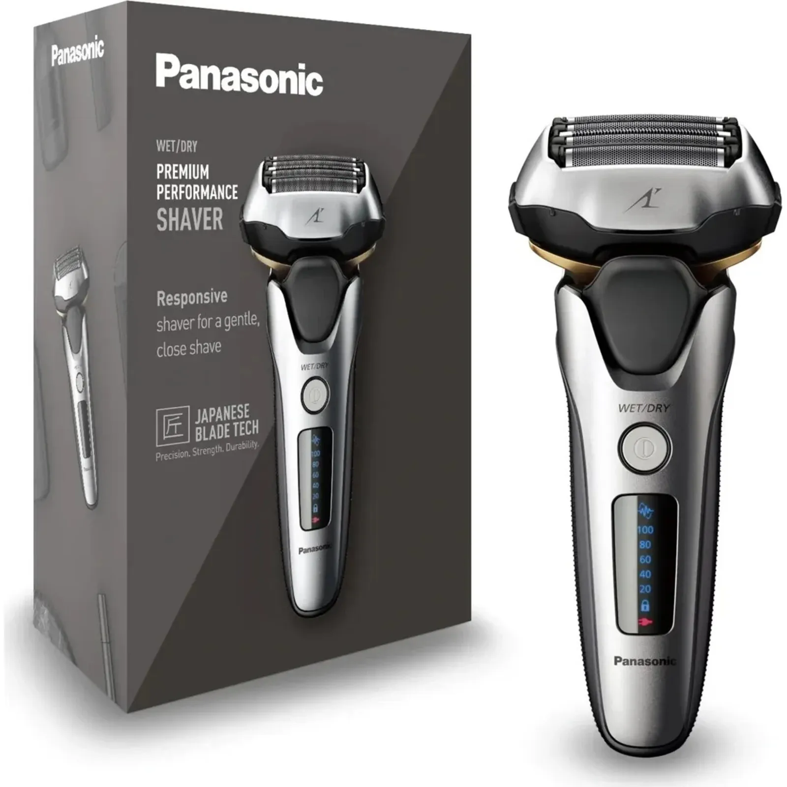 PI_760705891 Panasonic ES-LV69-S803 Nass-/Trockenrasierer silber/schwarz - Slika 1