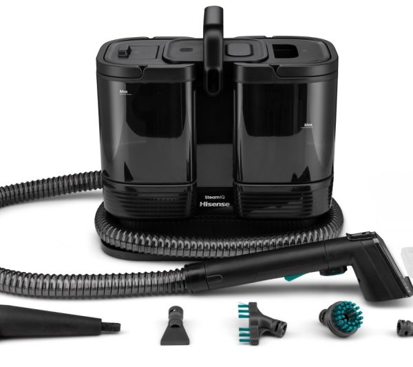 Hisense parni čistač podova HSSC07A STEAM IQ, 1500 W, crna