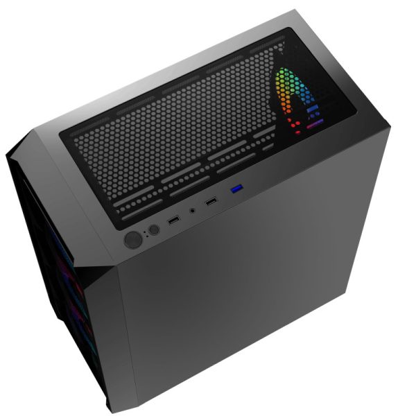Bit Force PALADIN ARGB-4 Gaming Midi Tower ATX kućište bez napajanja, crno
