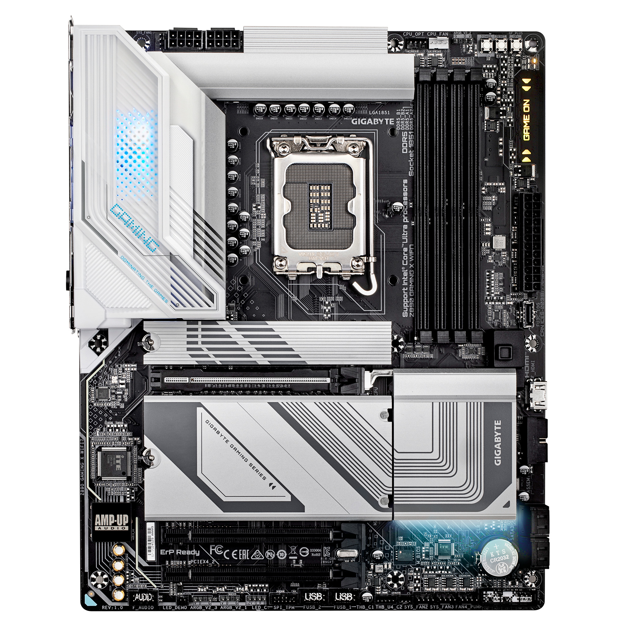 193844-57_Z890-GAMING-X-WIFI7_02 Gigabyte MB Z890 GAMING X WIFI7, S.1851, 4xDDR5/8800(OC), PCIe 5.0, 2.5G-LAN, DP, USB4, WiFi, ATX - Slika 1