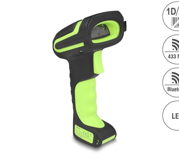 Delock Industrie Barcode Scanner 1D und 2D für 433 MHz oder Bluetooth
