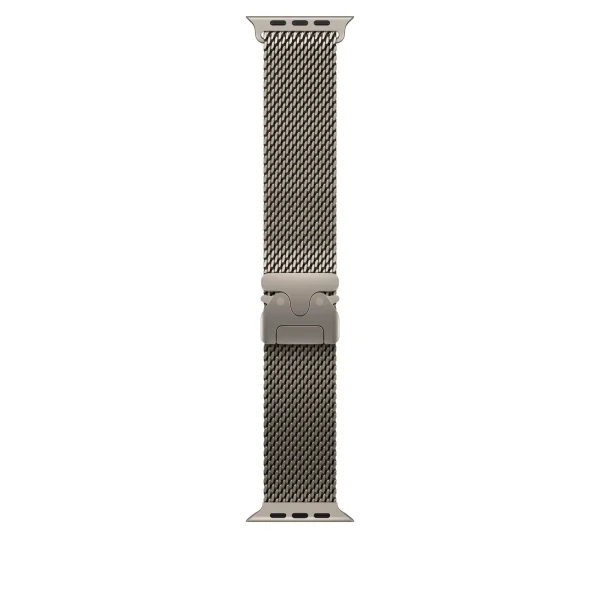 Apple Watch Milanese Armband für Watch Ultra 49mm Titan natur (S)