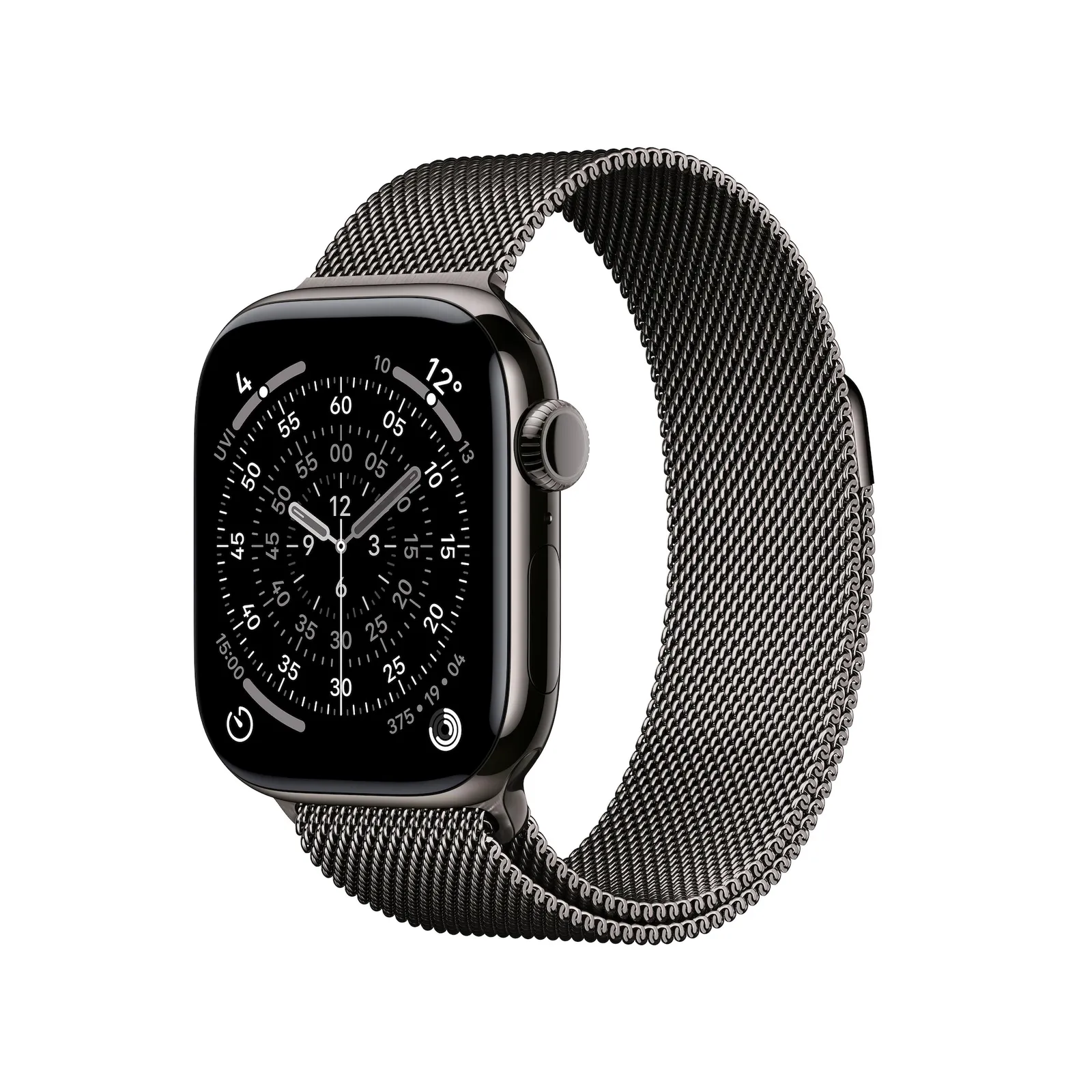 PI_704523583 Apple Watch Series 11 GPS + Cellular 42mm Slate Titanium Gehäuse mit Slate Milanese Loop - Slika 1