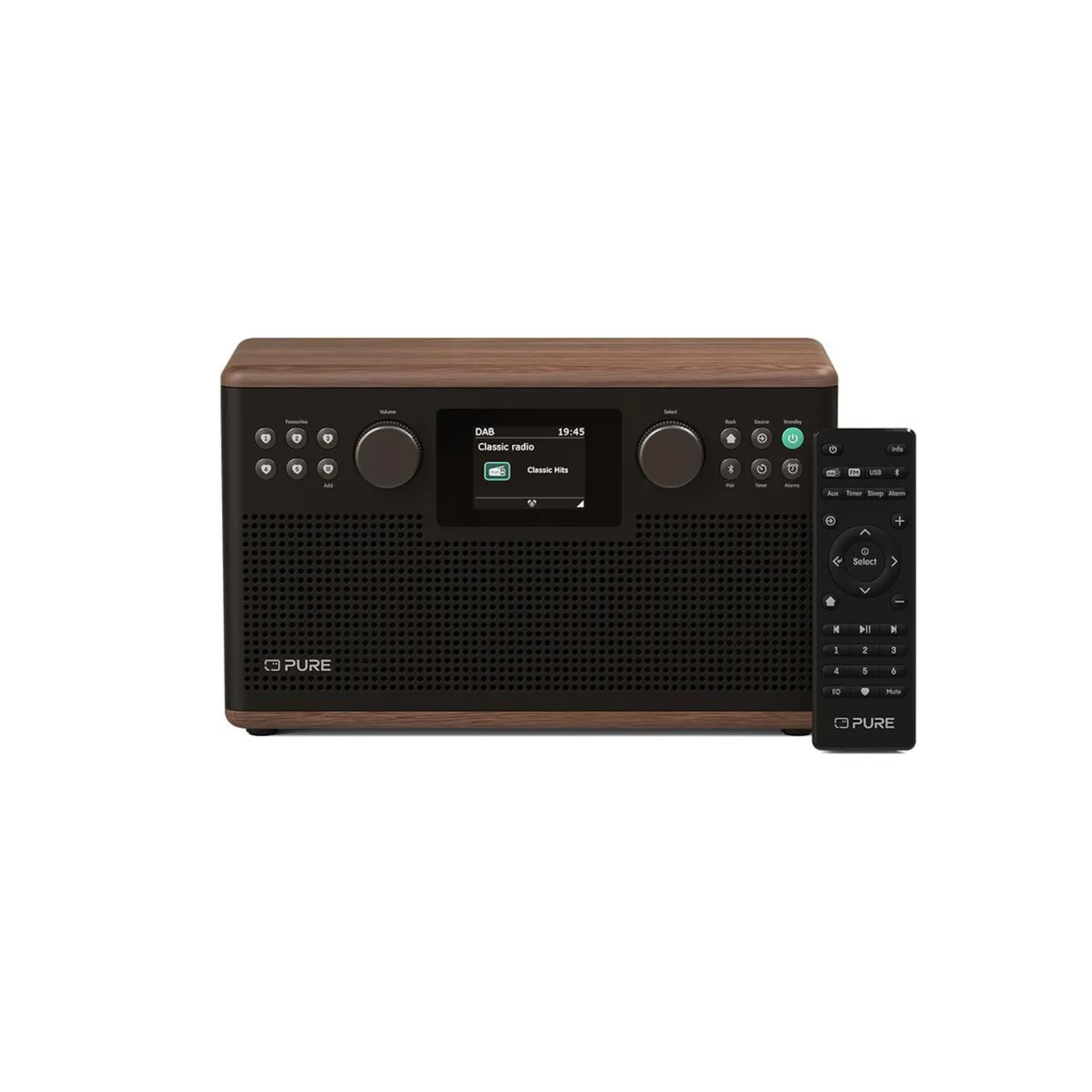 PI_747747538 Pure Classic H6 Digitalradio Coffee Brown/Walnut EU/UK - Slika 1