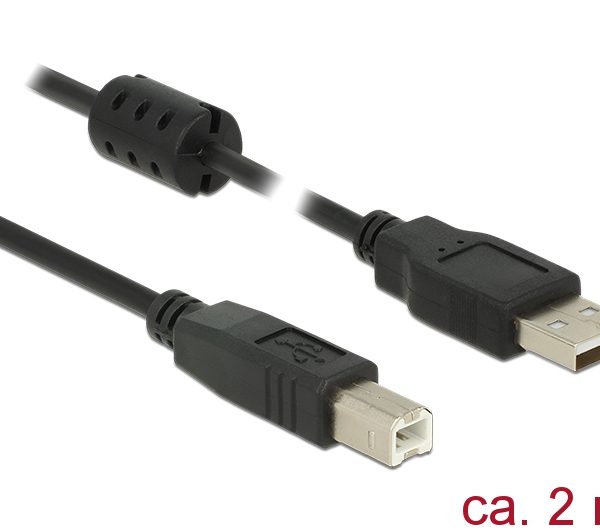 Delock Kabel USB 2.0 A Stecker > USB 2.0 B Stecker 2,0 m