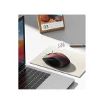 UGREEN MU006 bežični ergonomski miš, bluetooth, 4000 DPI, USB, crveni
