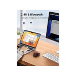 UGREEN MU006 bežični ergonomski miš, bluetooth, 4000 DPI, USB, crveni - Slika 2