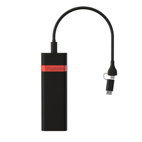 Verbatim kućište za M.2 NVMe SSD dizajn bez alata, M-Key, B+M Key, USB 3.2 brzine do 10 Gbps