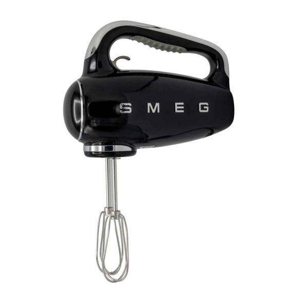 Smeg HMF01BLEU Handmixer im 50er Jahre Retro Design Schwarz