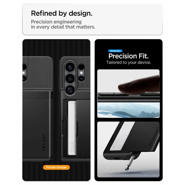 Spigen Slim Armor CS, crna - Samsung Galaxy S26 Ultra (ACS11036)