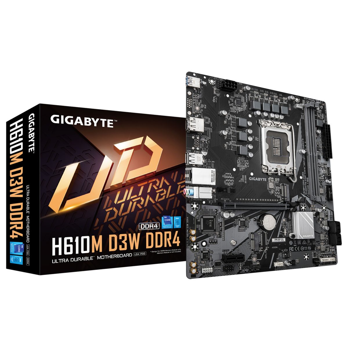 Gigabyte MB H610M D3W, S.1700, 2xDDR5/5600, PCIe 4.0, G-LAN, DP/HDMI, mATX - Slika 4