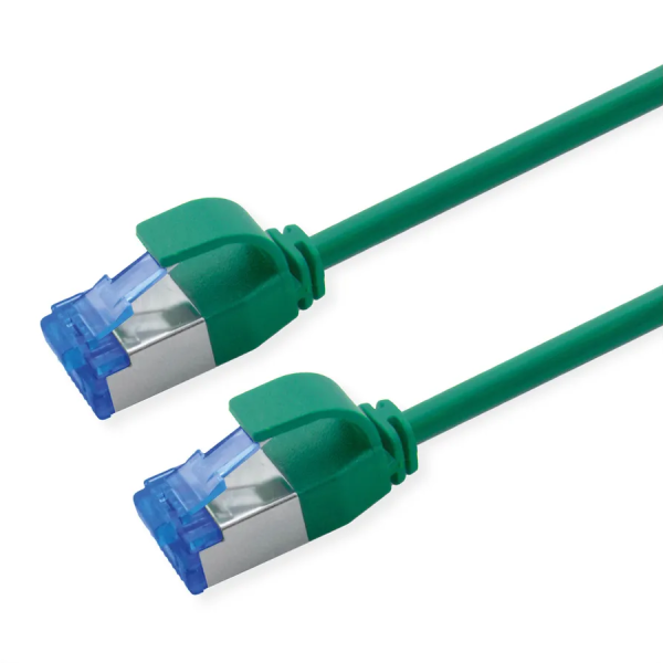 Roline  S/FTP (PiMF) Data Center mrežni kabel, Cat.6A (Class EA), slim, LSOH, tangle free, 3.0m, zeleni