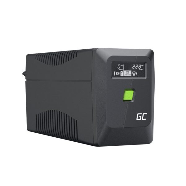 Green Cell UPS (UPSLM480) 850VA/480W, Modified sine wave, Line Interactive AVR, LCD