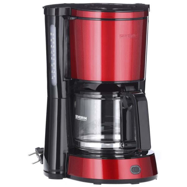 Severin KA 4817 filter aparat za kavu, crveni
