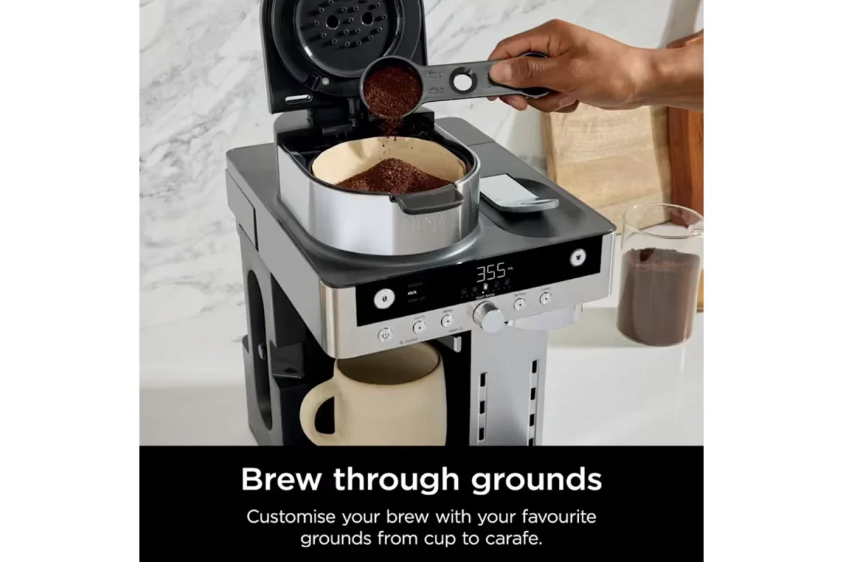 SharkNinja Prestige DualBrew System CFN802EU aparat za kavu, crni - Slika 2
