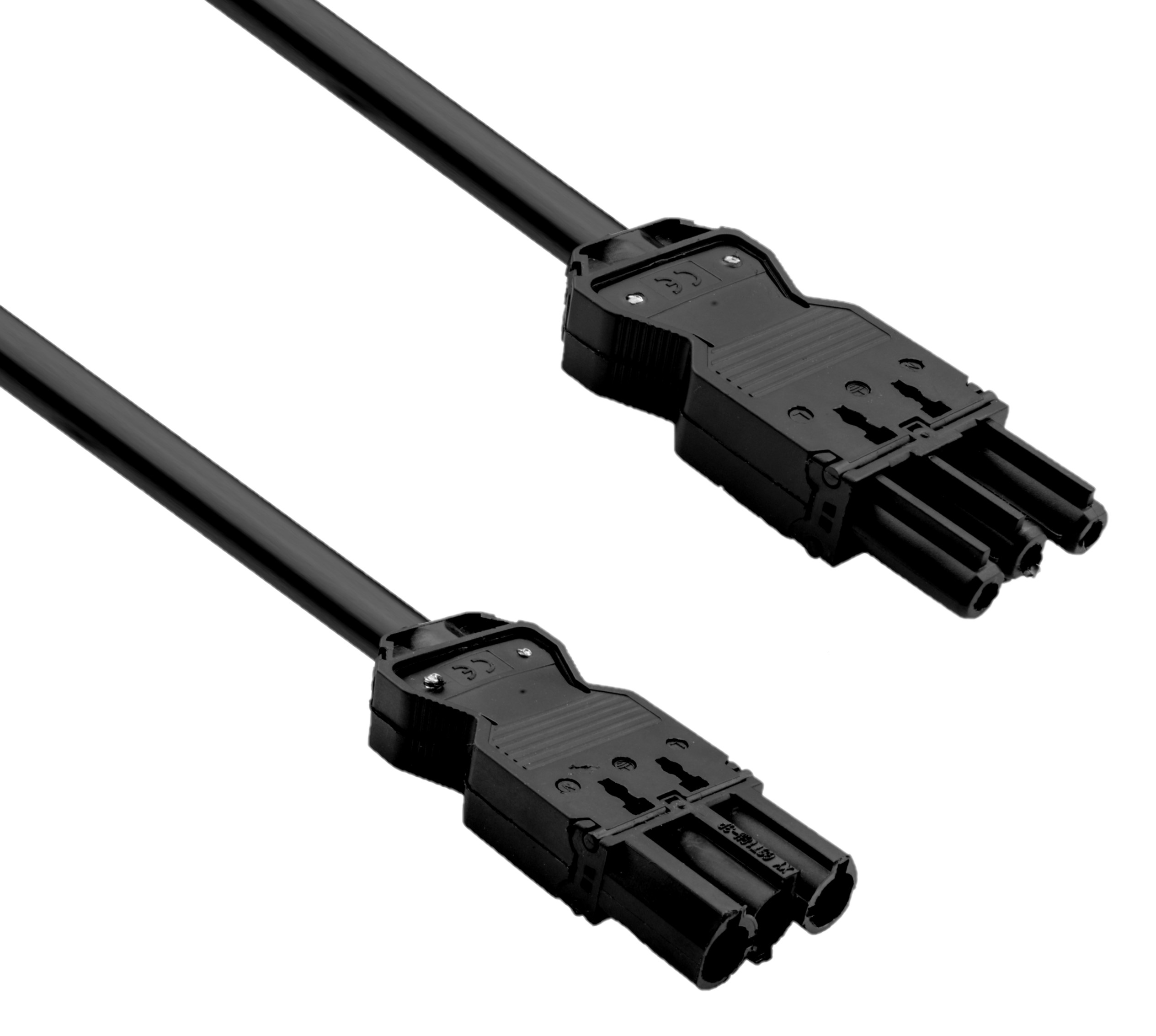 412952 helos Geräteverlängerung GST18 kompatibel Stecker auf Buchse schwarz 10,0m - Slika 1