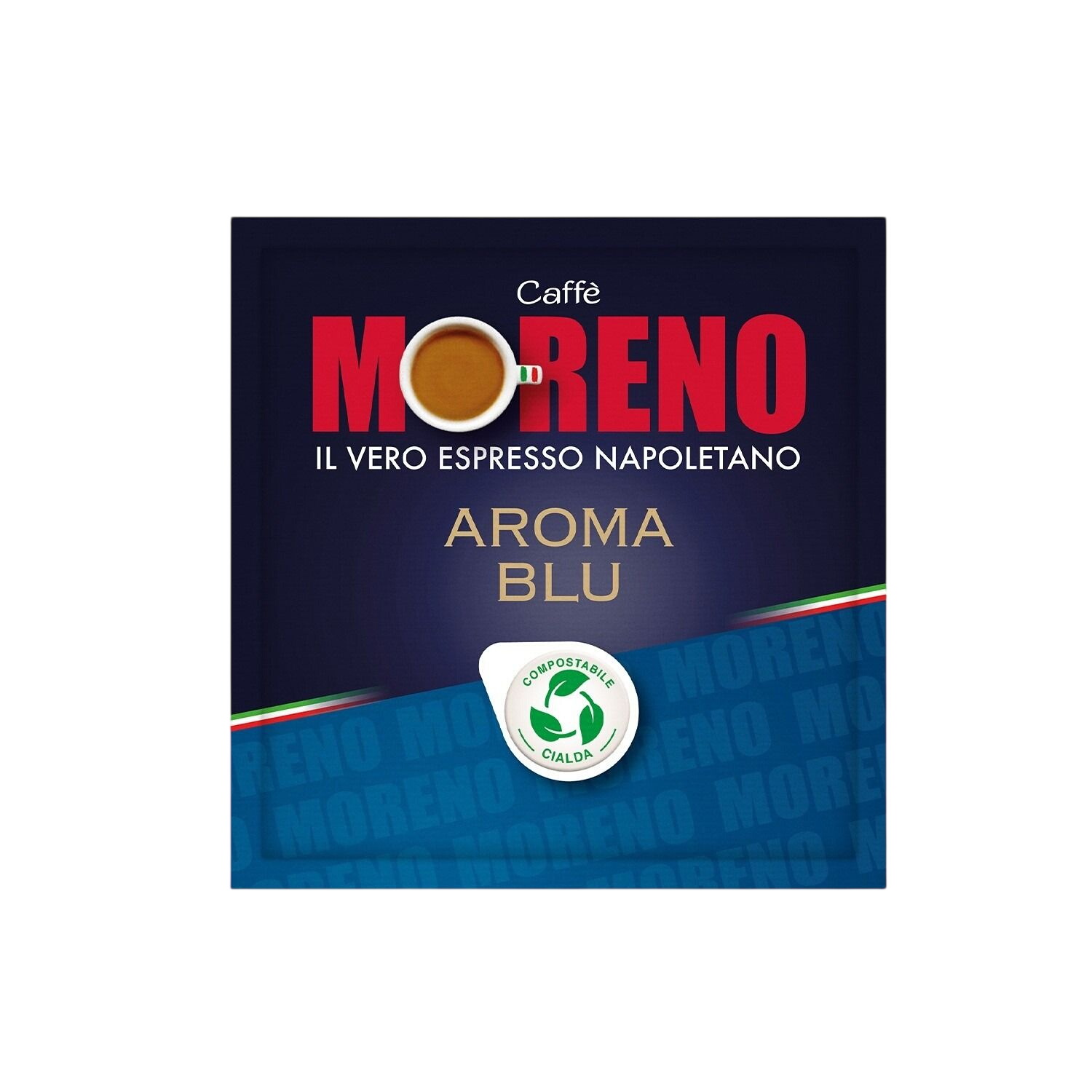 420398 Caffè MORENO AROMA BLU 44mm ESE System Kaffee Pads 150 Stück a 7 g - Slika 1