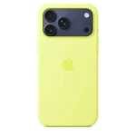 Apple Silicone Case mit MagSafe für iPhone 17 Pro Max Neongelb - Slika 3