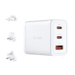 D-Link DCP-651 65W GaN Charger USB-C USB-A