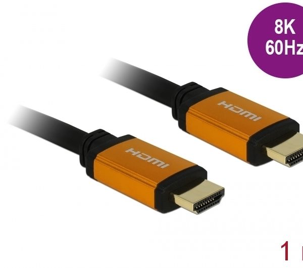 Delock Ultra High Speed HDMI Kabel 48 Gbps 8K 60 Hz 1,0 m