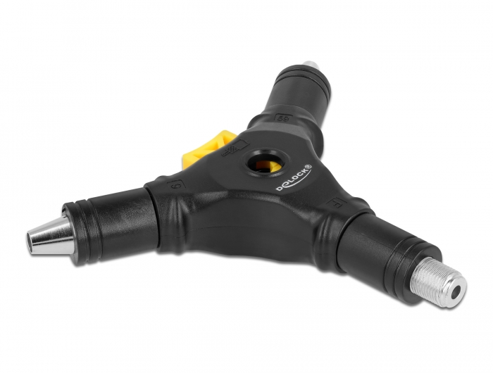 308264 Delock 4 in 1 Installationswerkzeug für F-Anschlüsse - Slika 1
