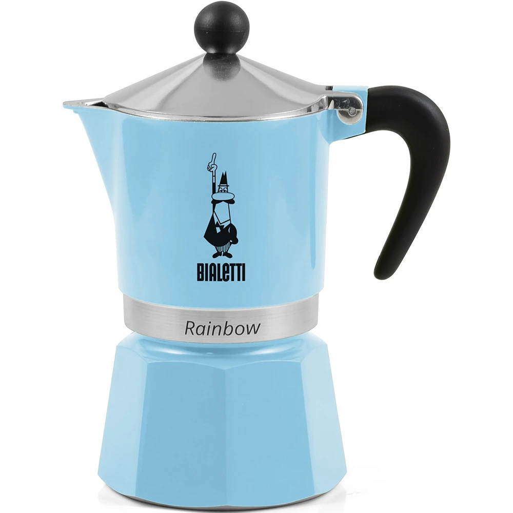 bialetti-rainbow-aparat-za-espresso-1-salica-svijetloplava Bialetti Rainbow aparat za espresso, 1 šalica, svijetloplava - Slika 1